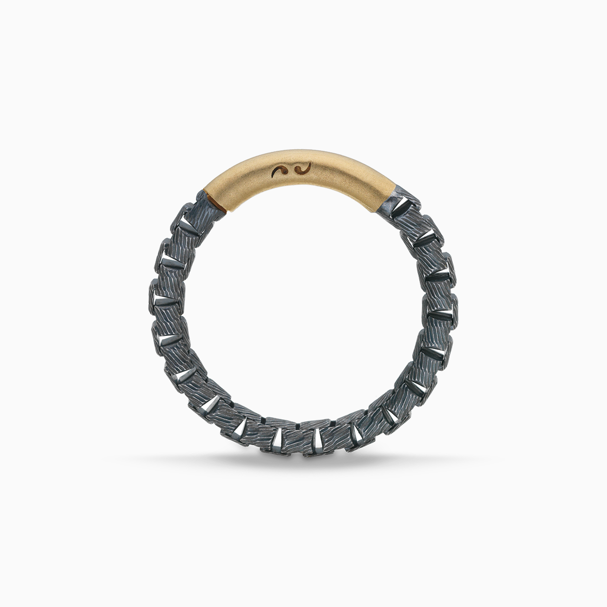 Ulysses Carved Tubular Ring