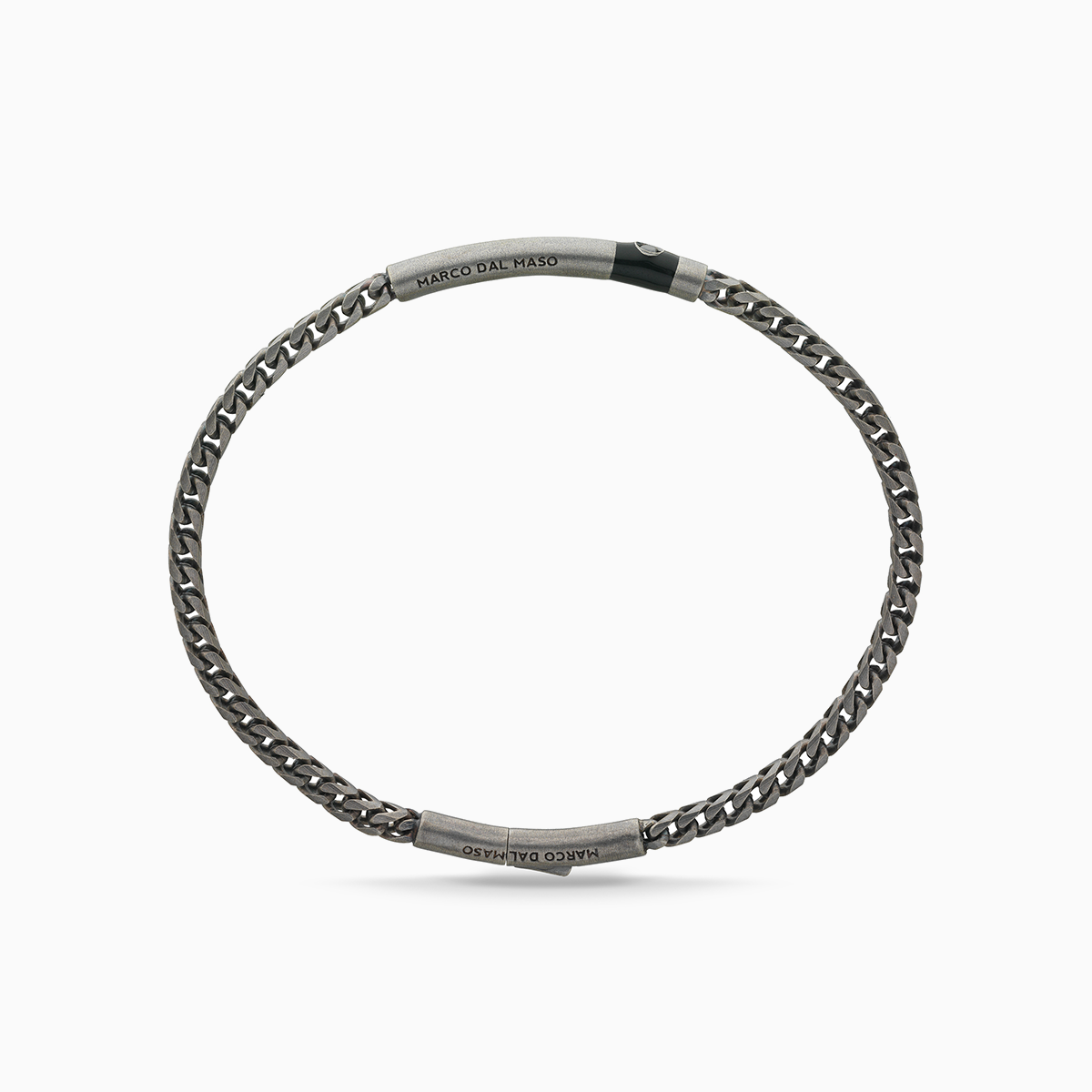 Ulysses Chevron Chain and Enamel Bracelet