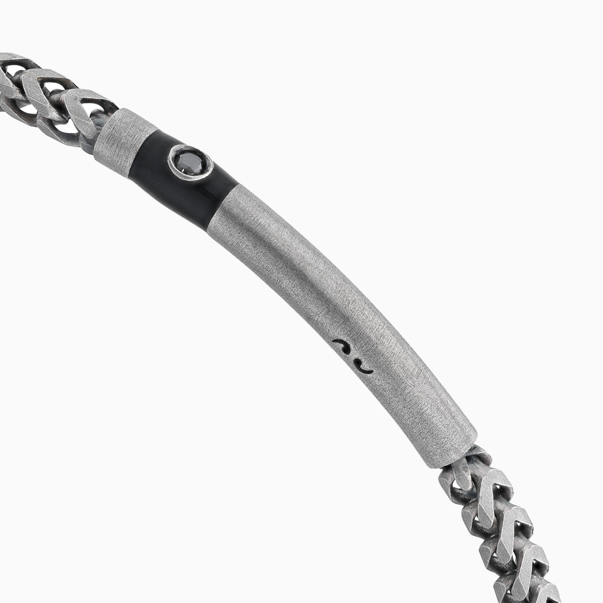 Ulysses Chevron Chain and Enamel Bracelet
