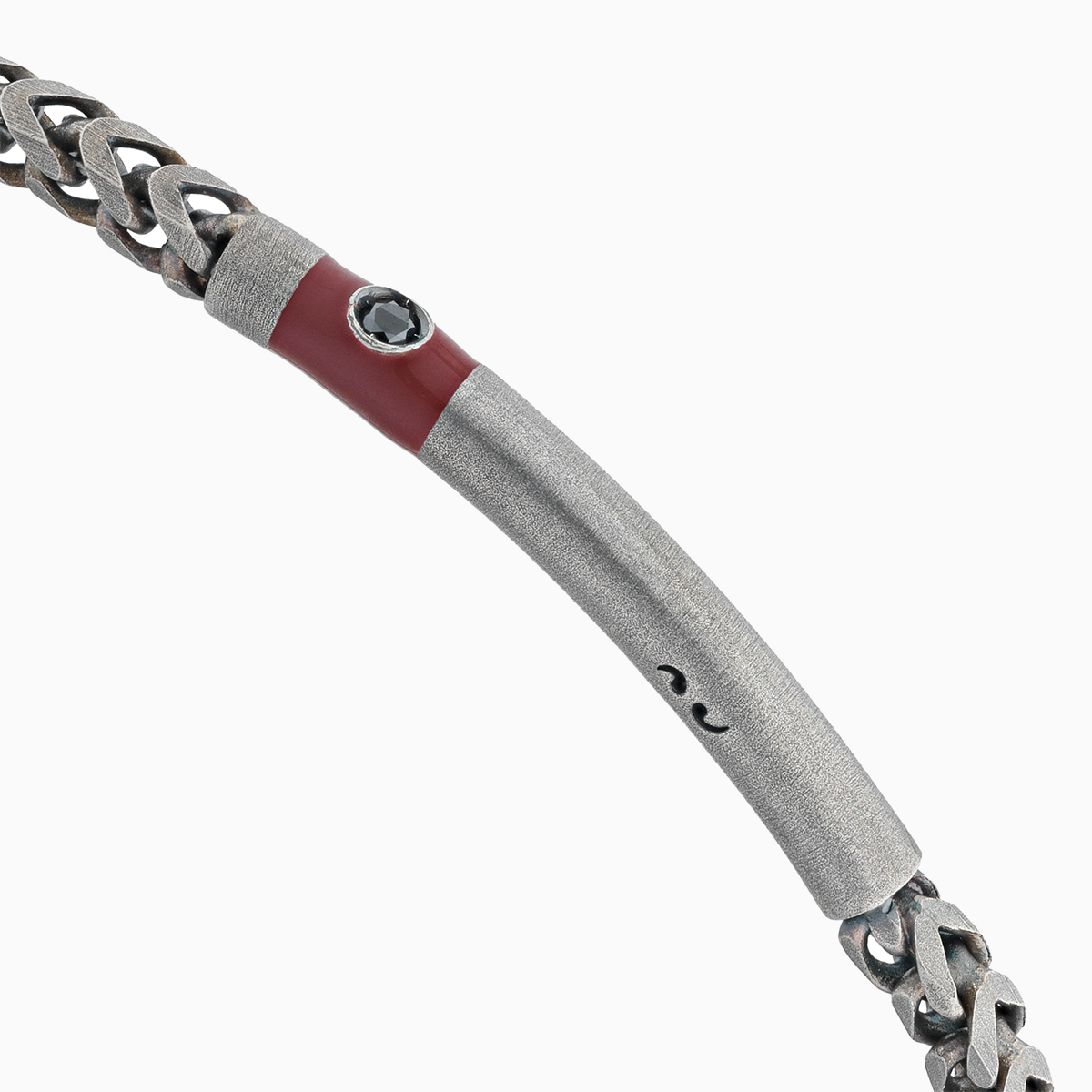 Ulysses Chevron Chain and Enamel Bracelet