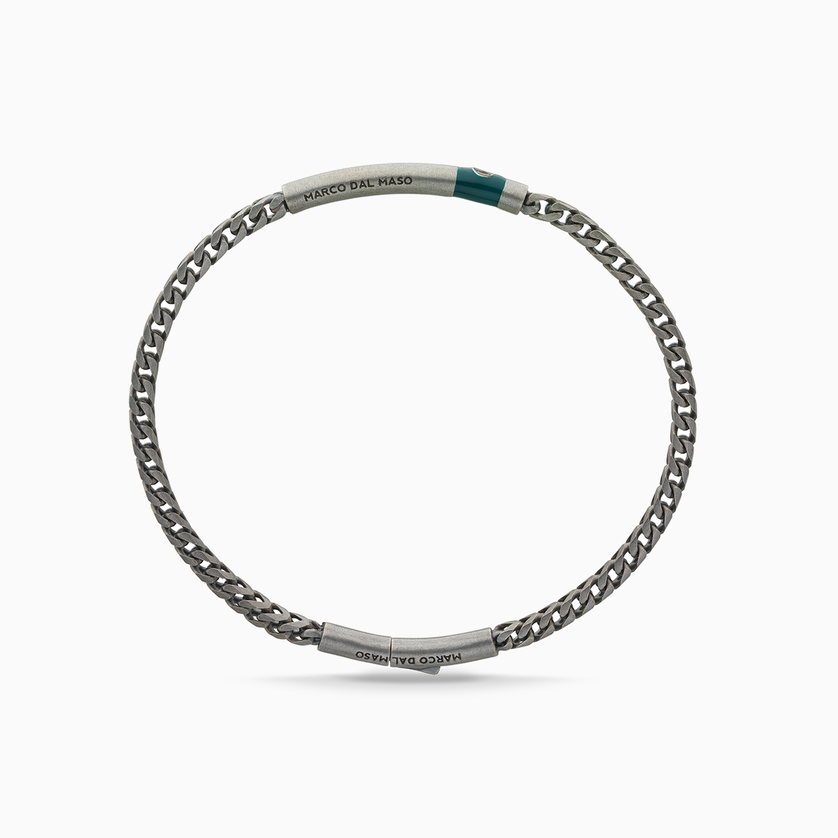 Ulysses Chevron Chain and Enamel Bracelet