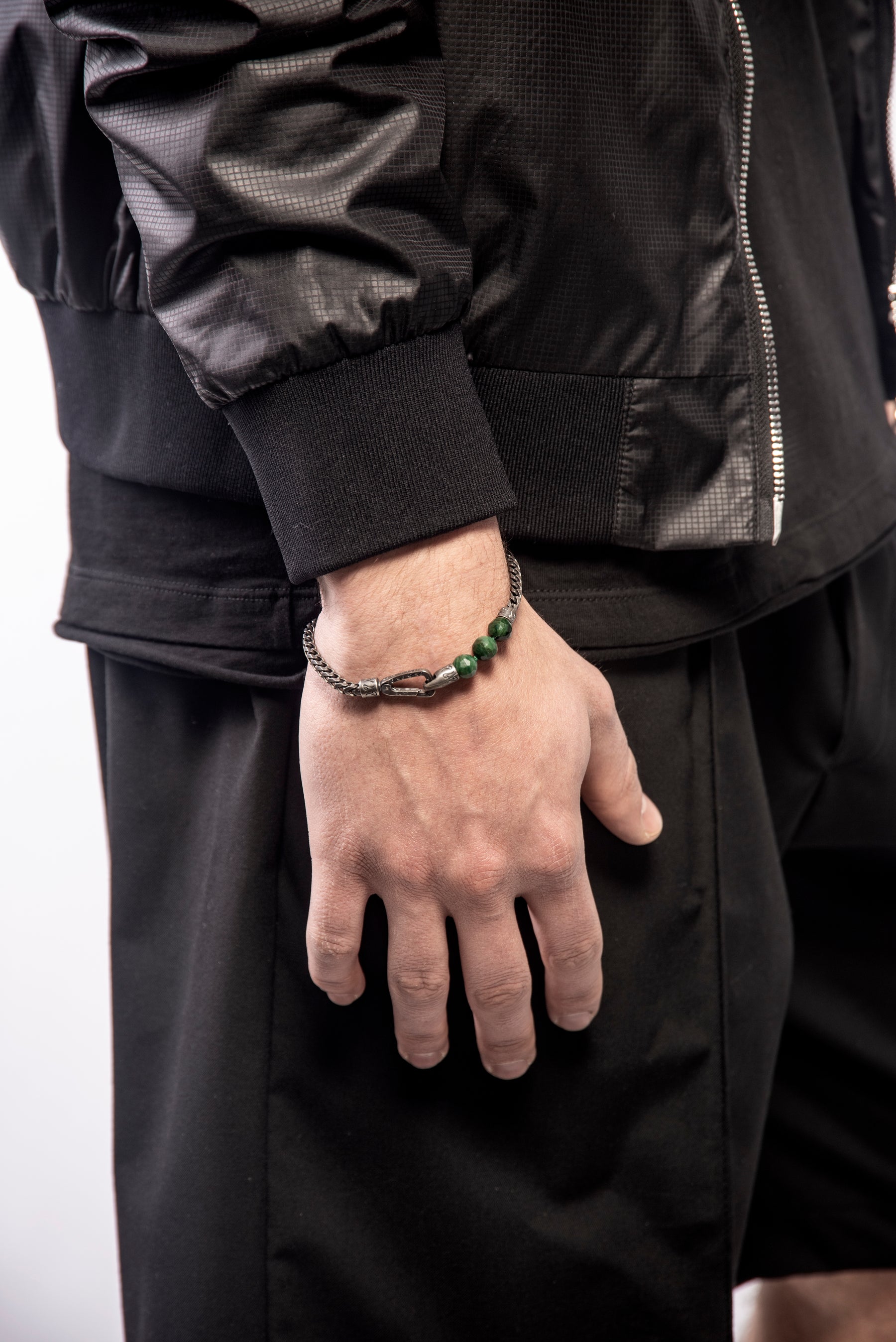 Ulysses Bead & Chain Bracelet