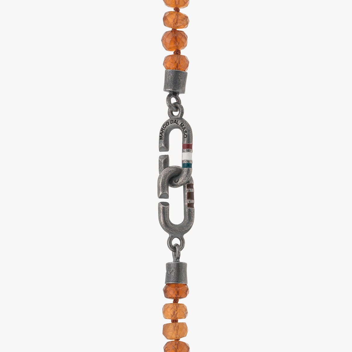 THE LINK Bracciale Eternity con Perline di Citrino Mini