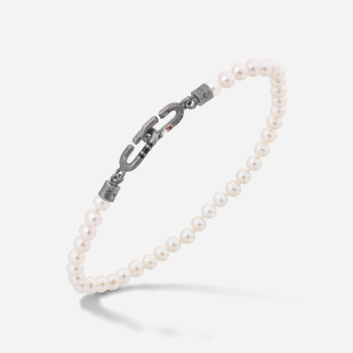 THE LINK Bracciale Eternity con Perline Mini Pearls