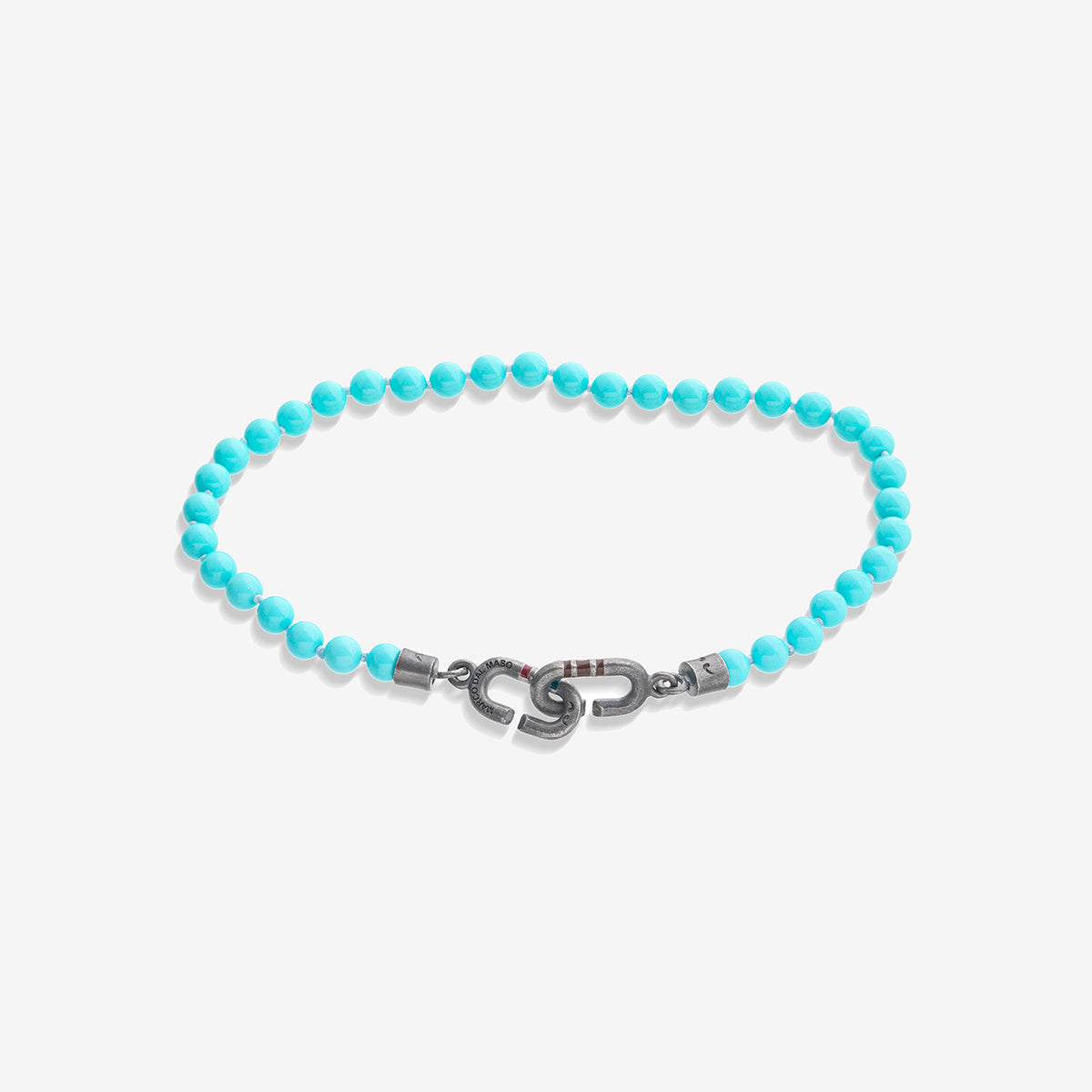THE LINK Mini Bracciale Eternity con Perline Turchesi