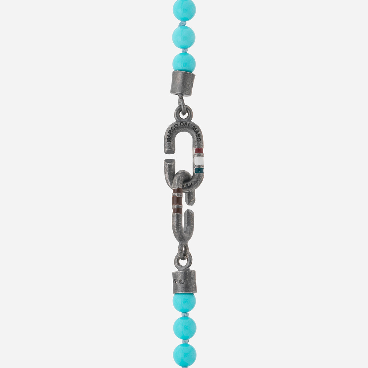 THE LINK Mini Bracciale Eternity con Perline Turchesi
