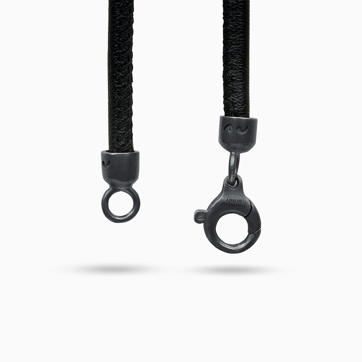 Bracciale ACIES Roller Black Matte con diamanti neri e smalto giallo