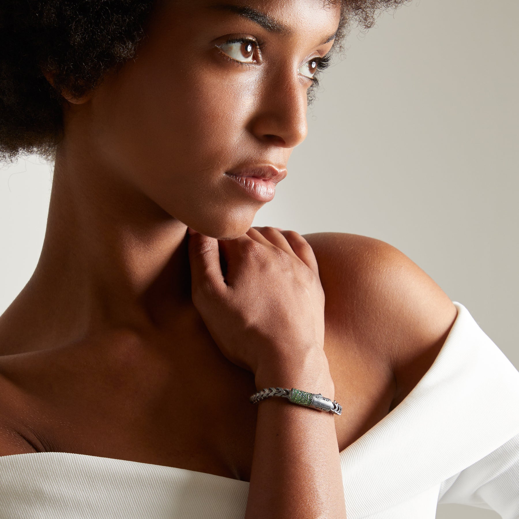 Ulysses Block Pave Bracelet