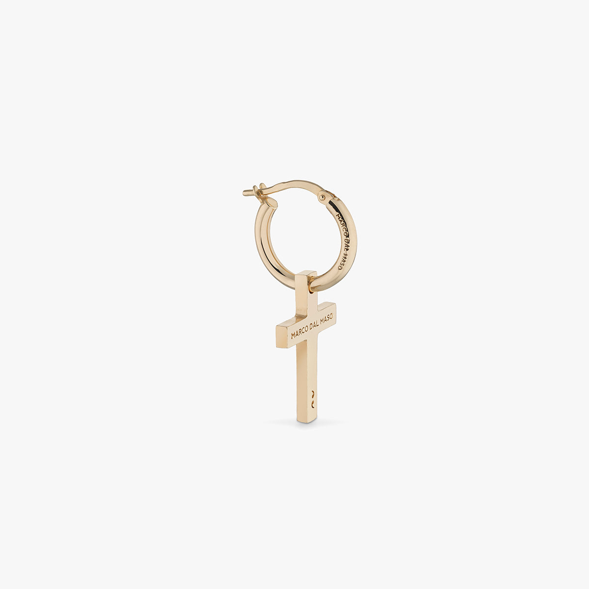THE CROSS Pendant Earring, Polished Yellow Gold Vermeil-Standard View 1