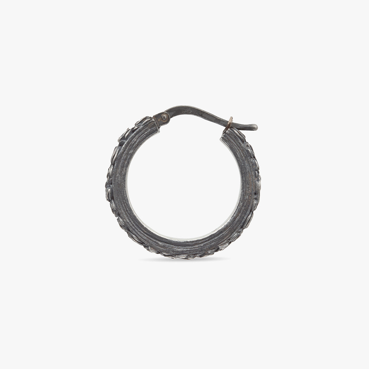 DIAMONDS'N'ROSES Floral Hoop Earring