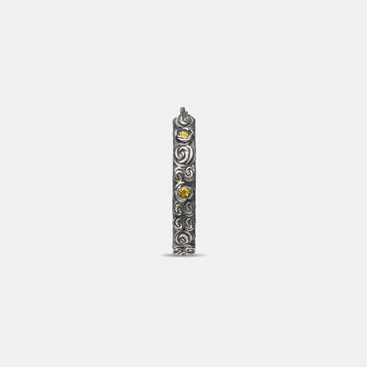 DIAMONDS'N'ROSES Floral Hoop Earring