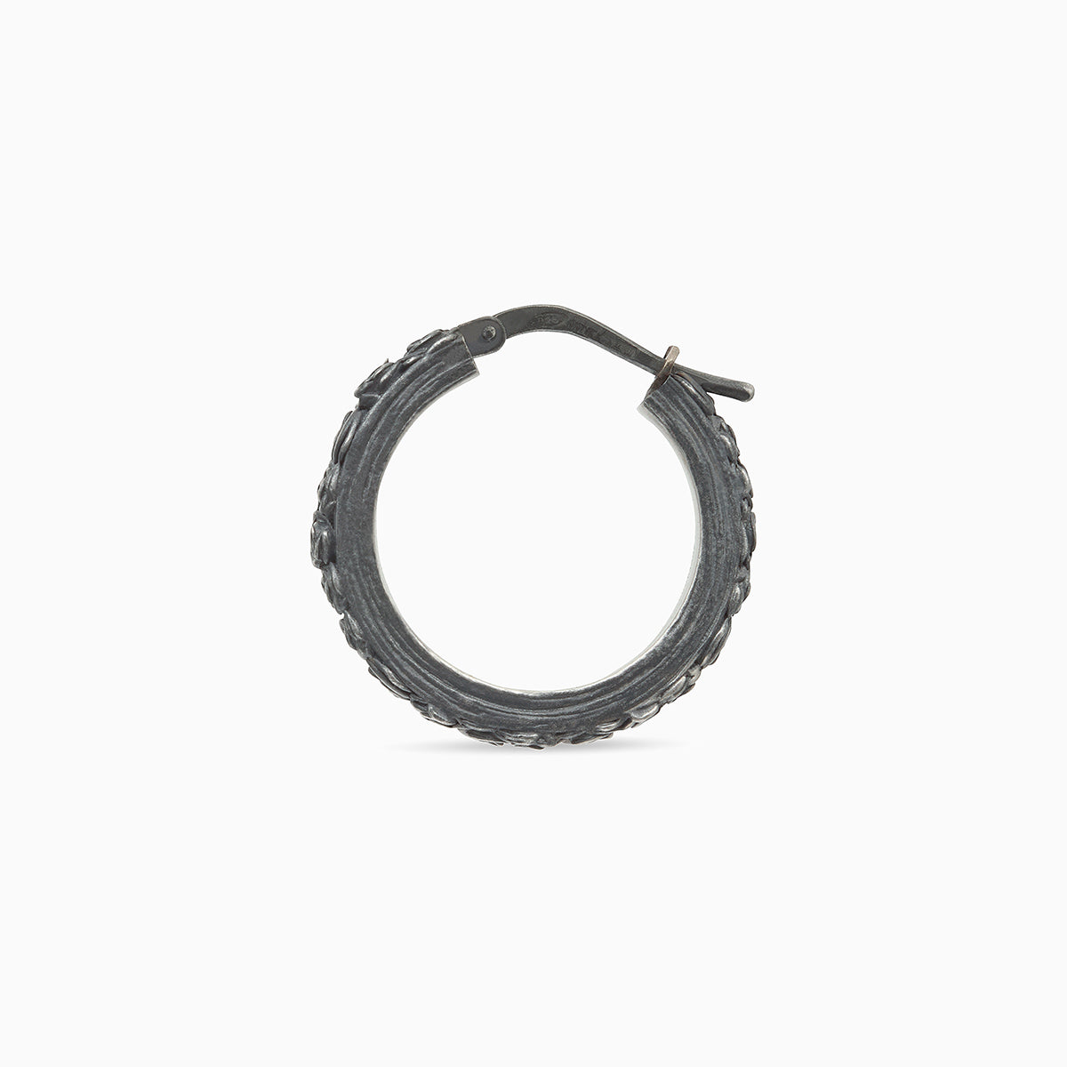 DIAMONDS'N'ROSES Floral Hoop Earring