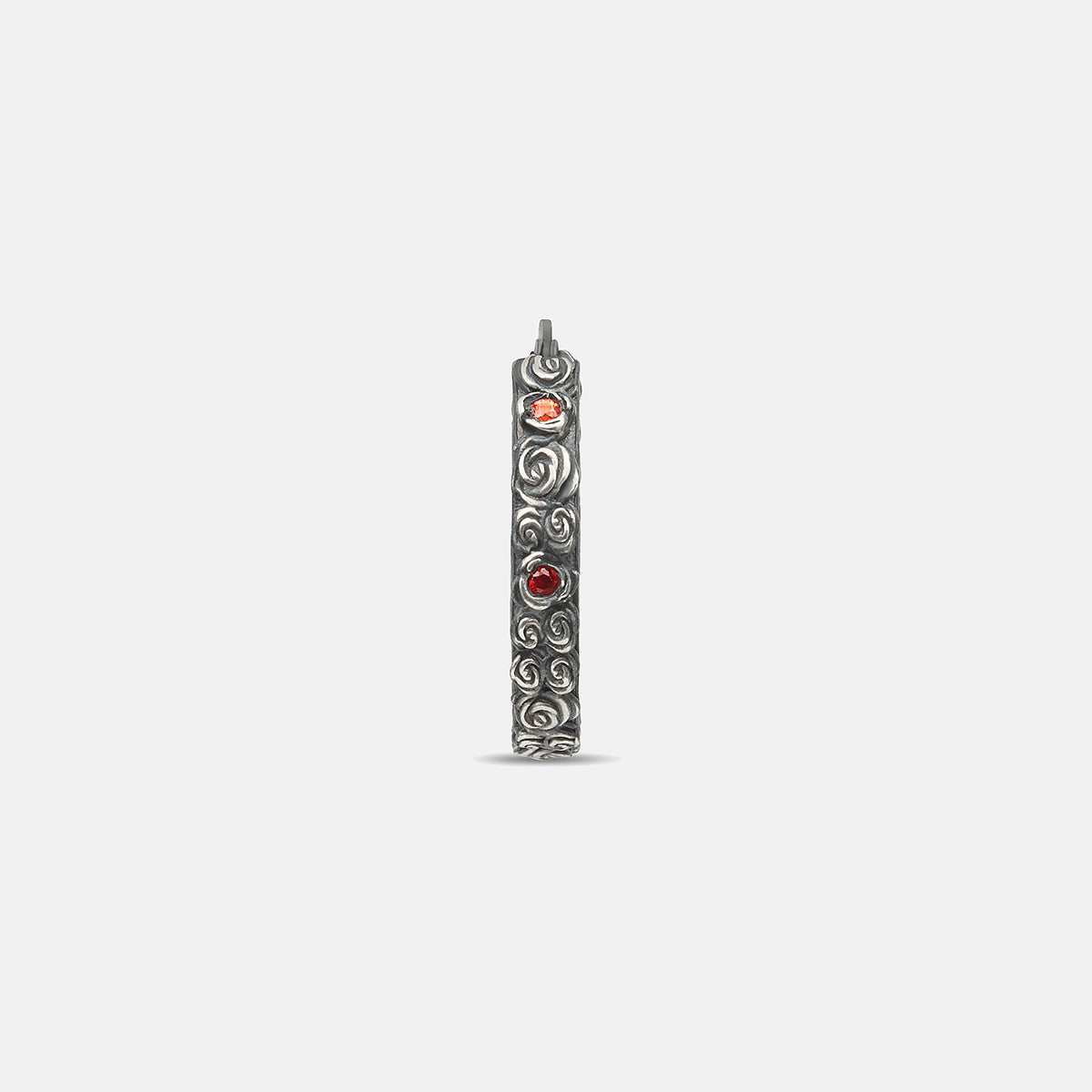 DIAMONDS'N'ROSES Floral Hoop Earring