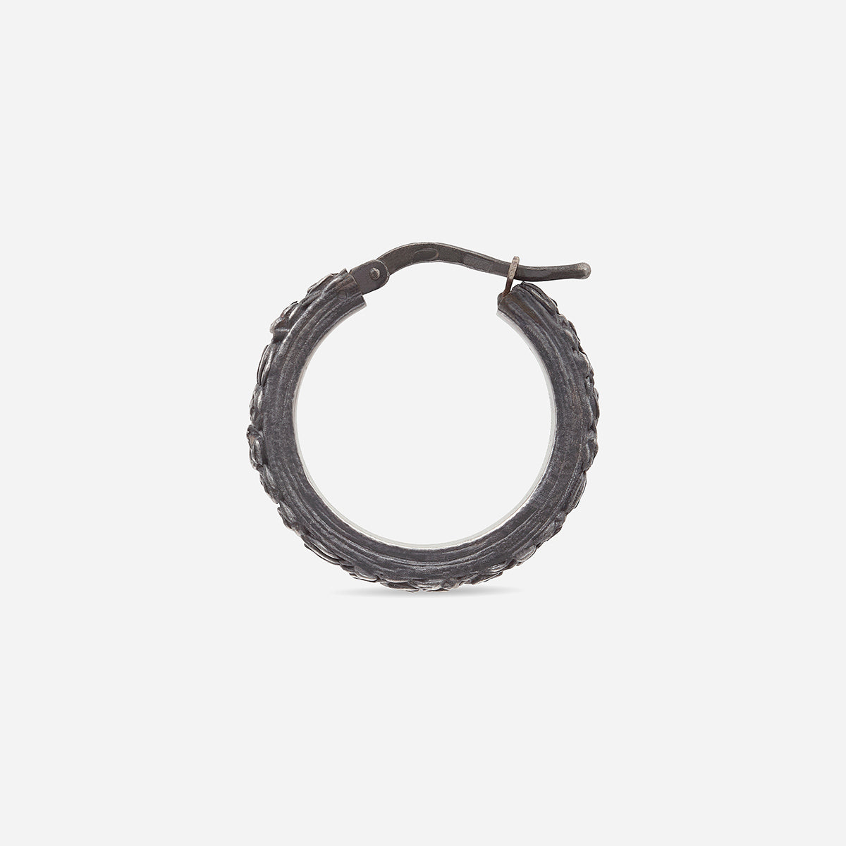 DIAMONDS'N'ROSES Floral Hoop Earring