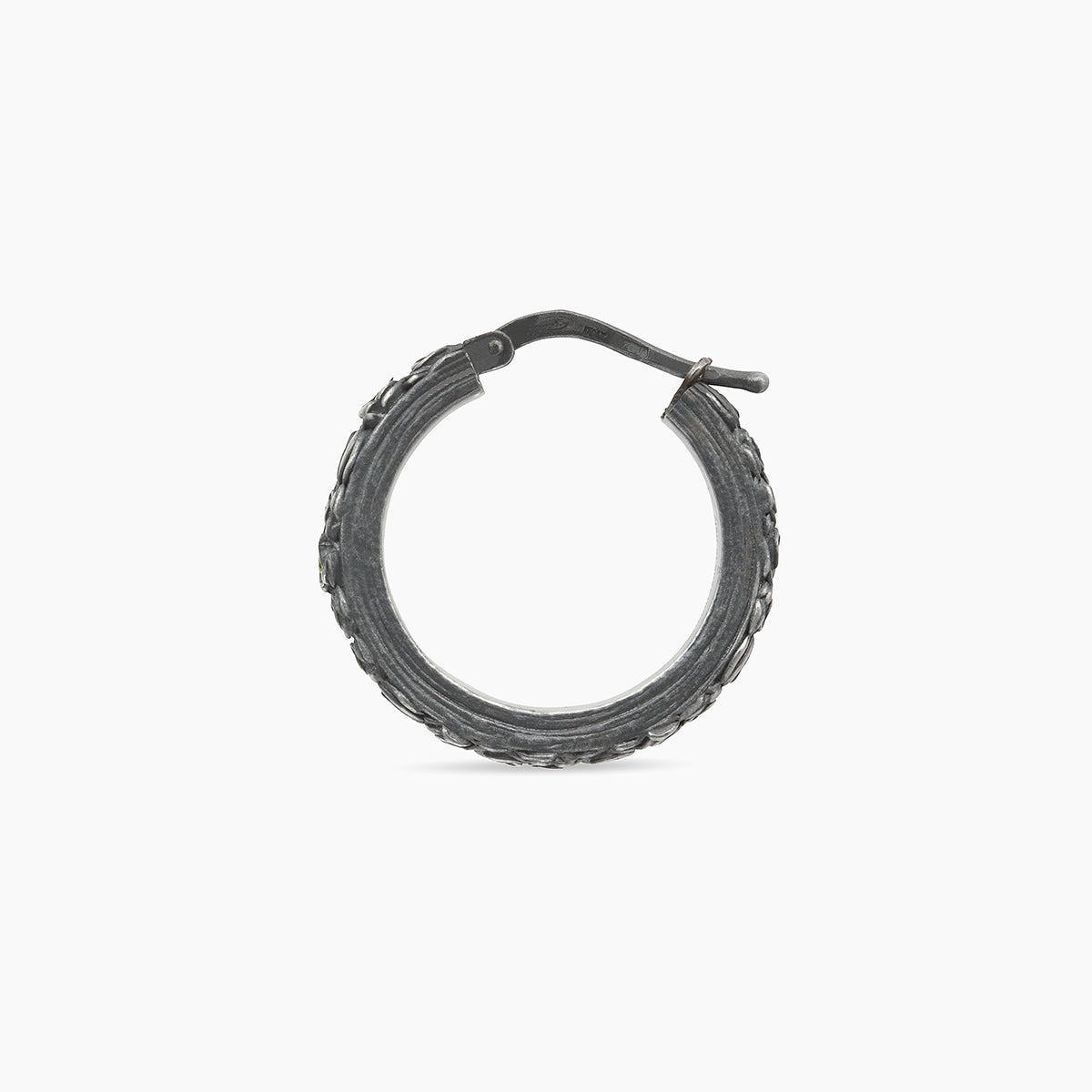 DIAMONDS'N'ROSES Floral Hoop Earring