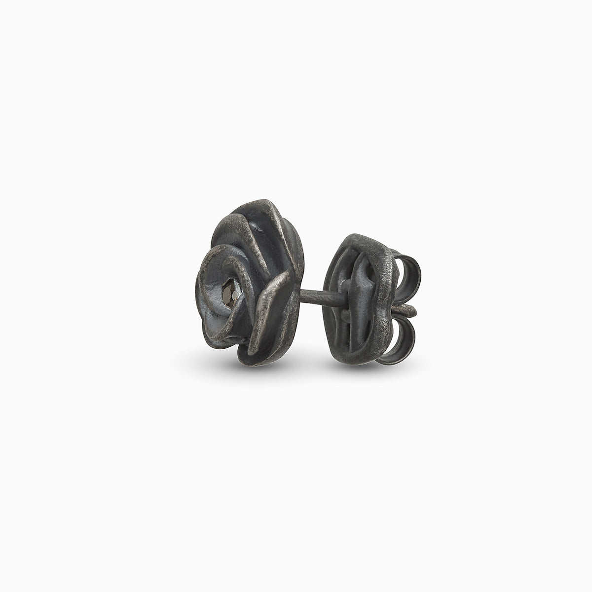 DIAMONDS'N'ROSES Single Rose Stud