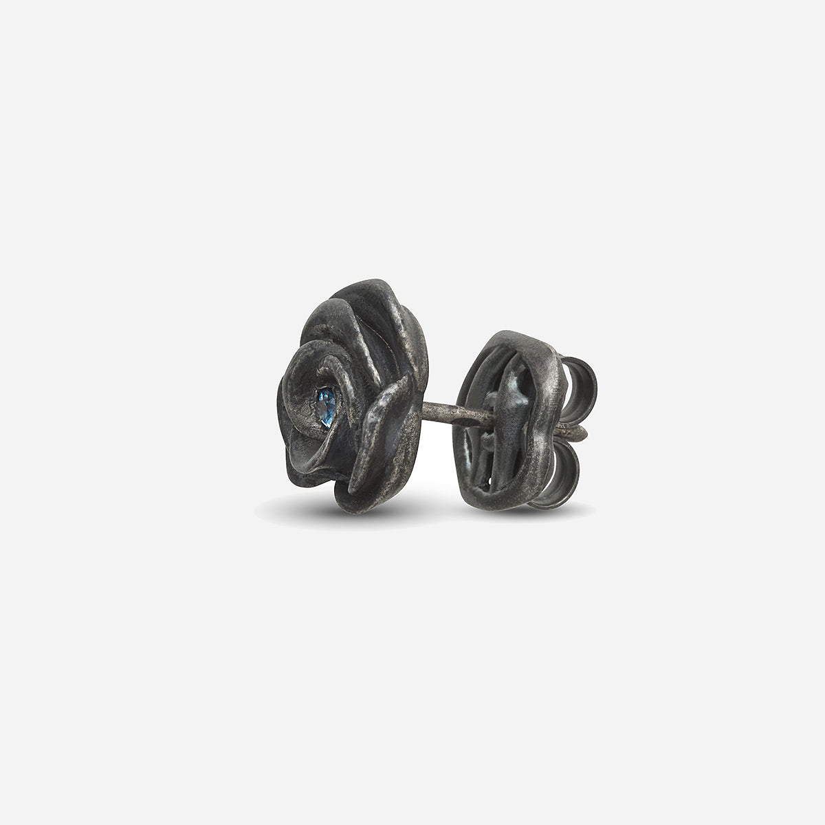 DIAMONDS'N'ROSES Single Rose Stud