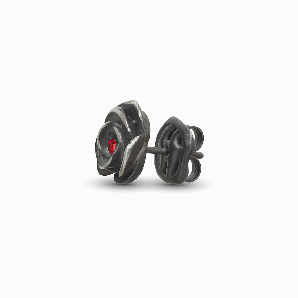 DIAMONDS'N'ROSES Single Rose Stud