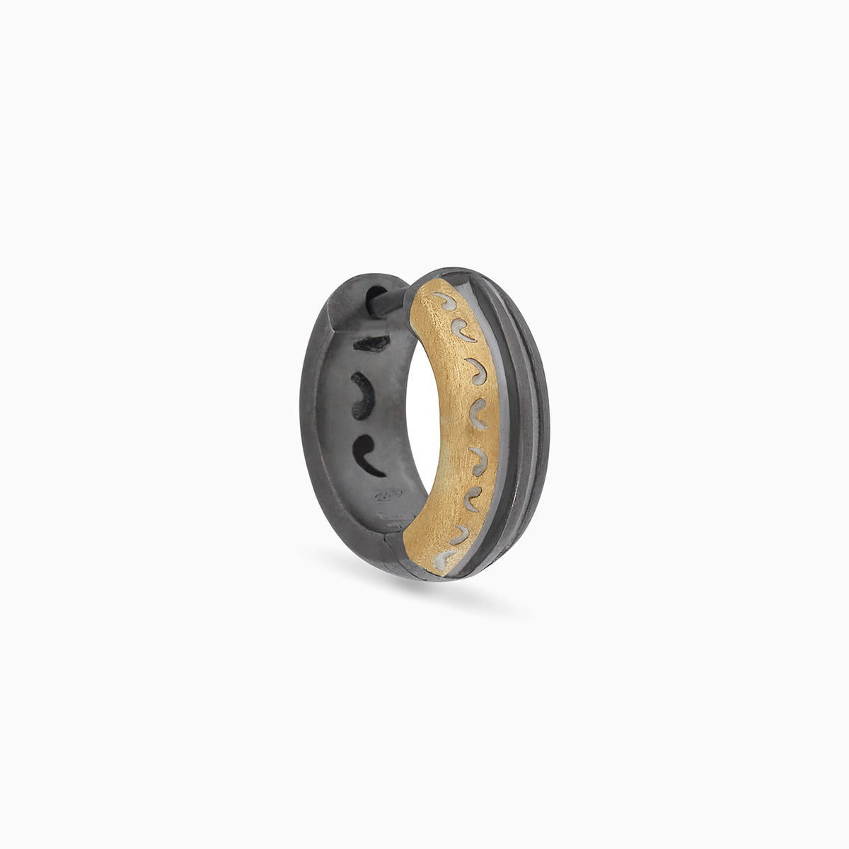 ACIES MIXED METAL HUGGIE