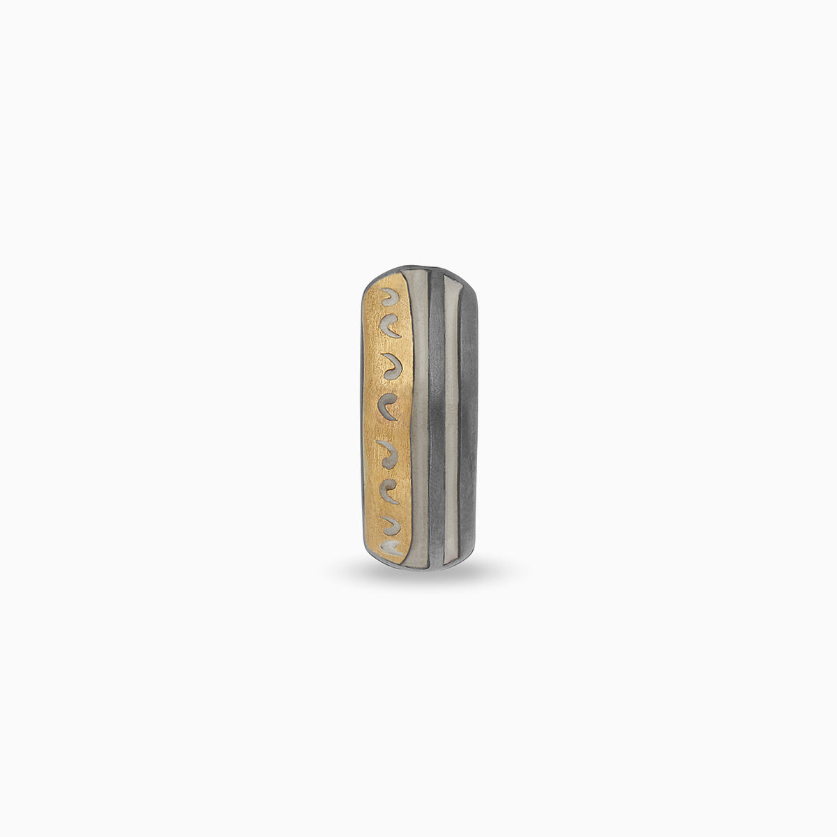 ACIES MIXED METAL HUGGIE