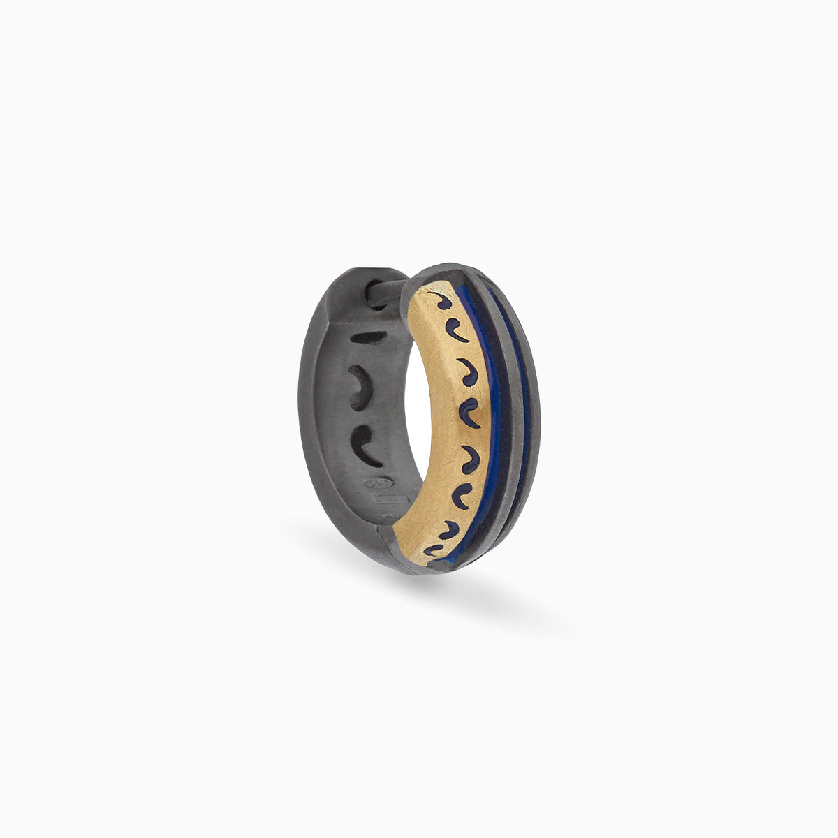 ACIES MIXED METAL HUGGIE