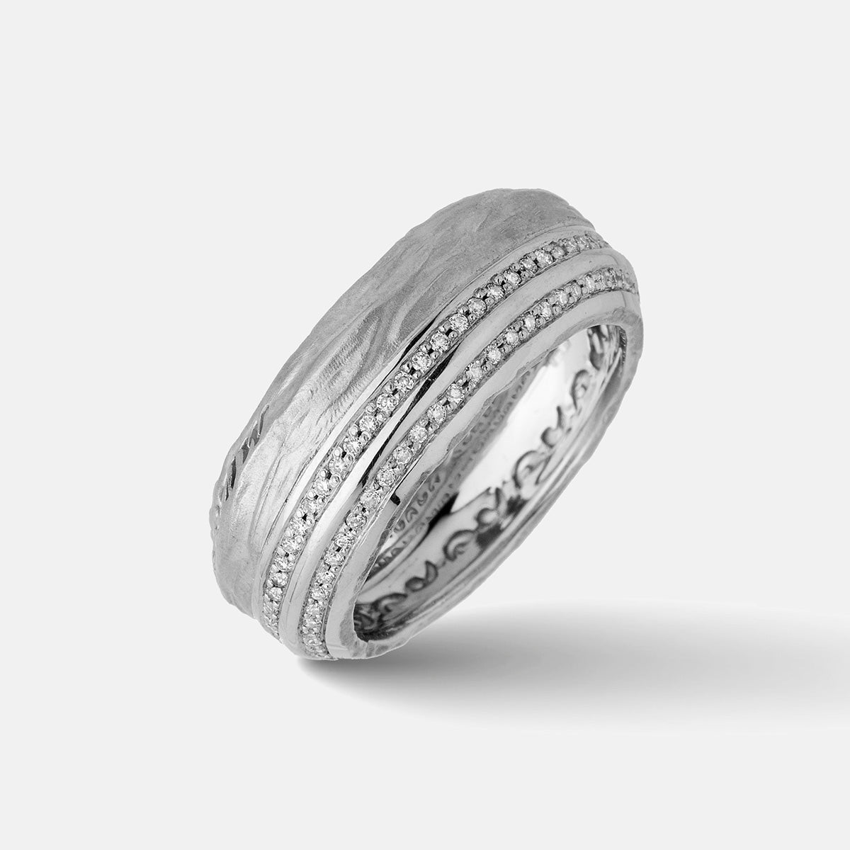 Anello The Other Half in oro bianco 18KT con diamanti bianchi