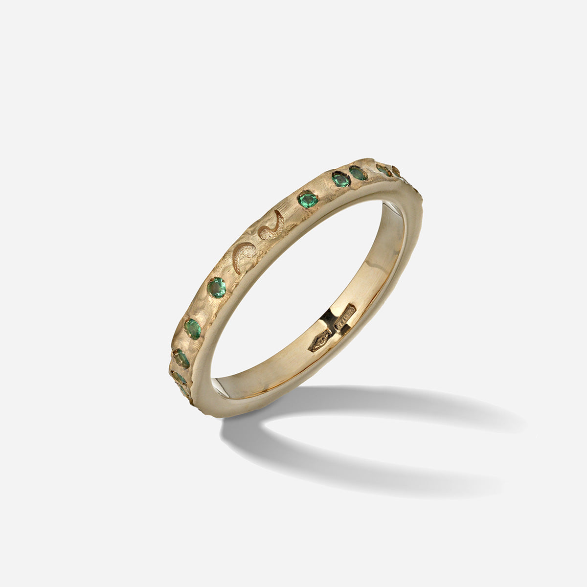 Anello Orion in oro giallo con tsavorite