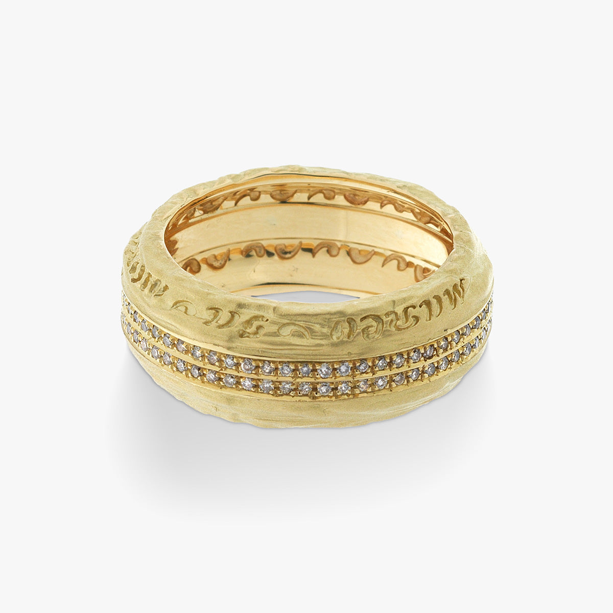 L'altra metà I Anello con diamanti champagne