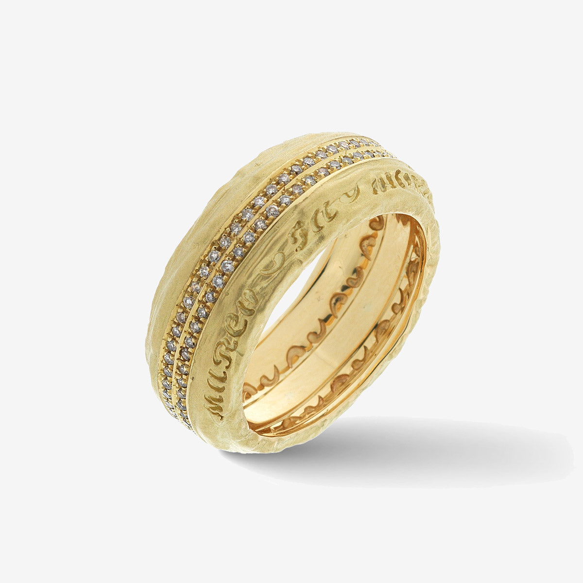 L'altra metà I Anello con diamanti champagne