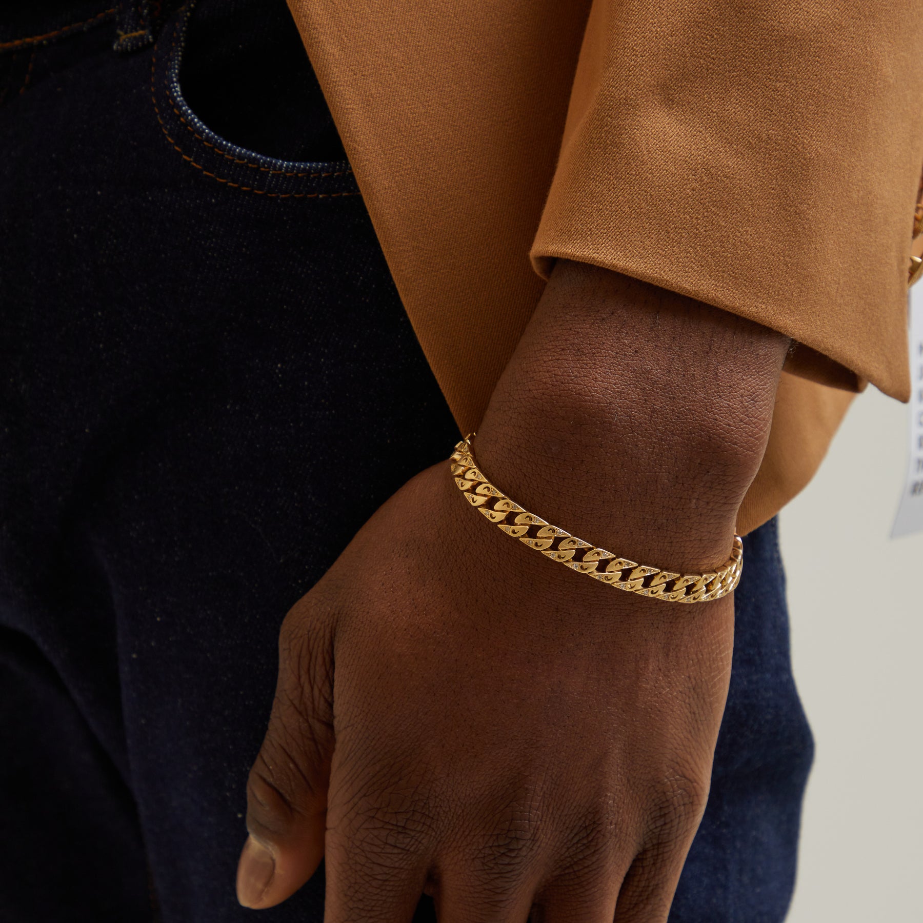FLAMING TONGUE 18K Yellow Gold Bracelet