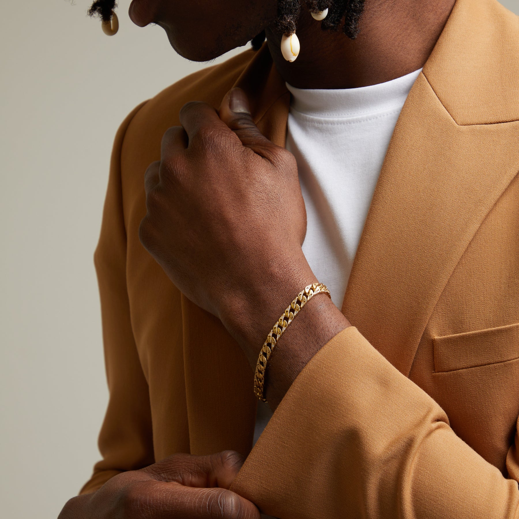 FLAMING TONGUE 18K Yellow Gold Bracelet