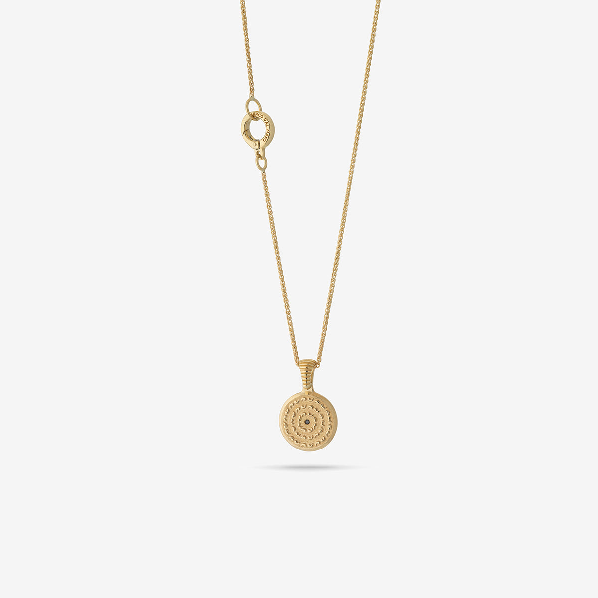 ICON Pendant with Single Black Diamond