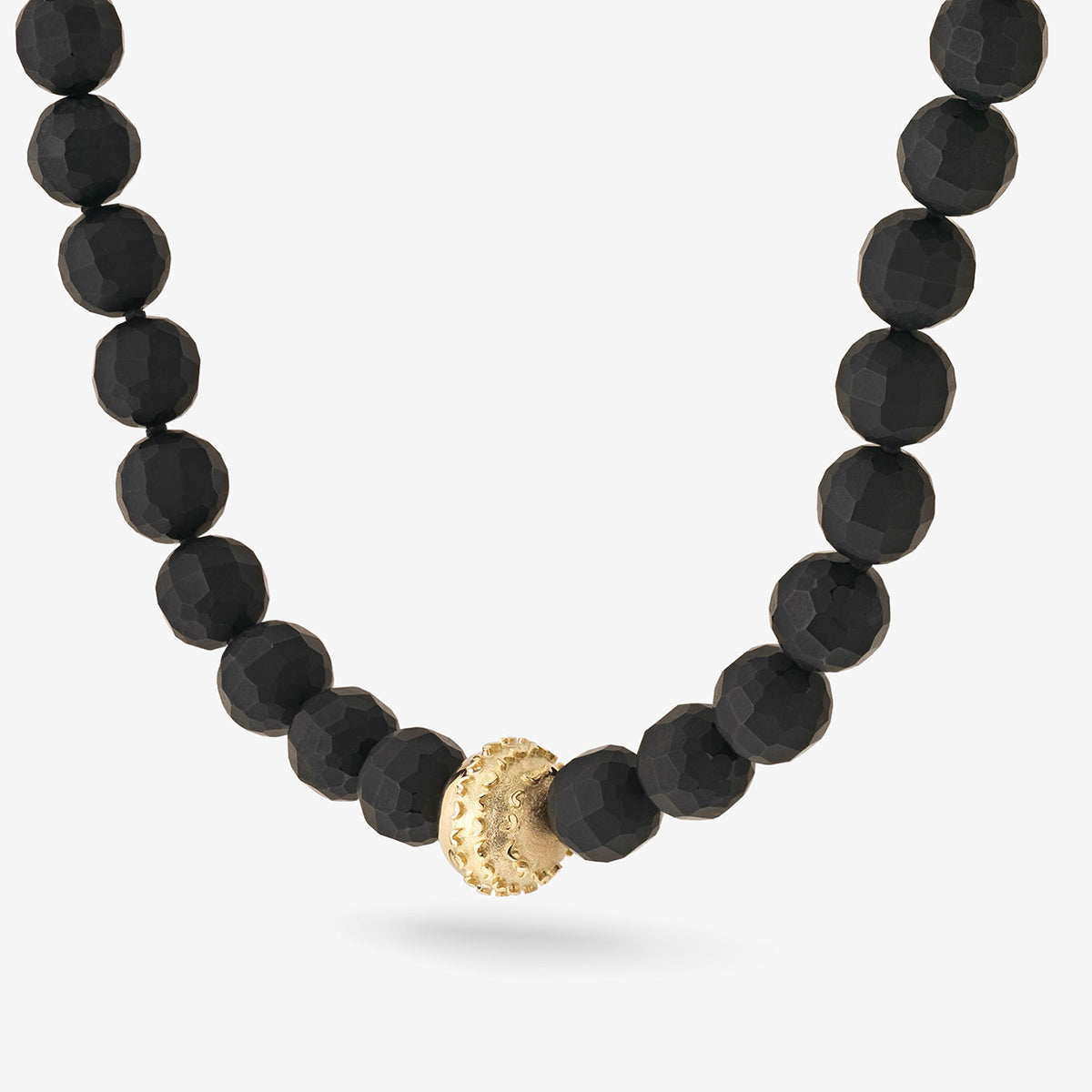 ICON Beaded Eternity Necklace with Black Onyx