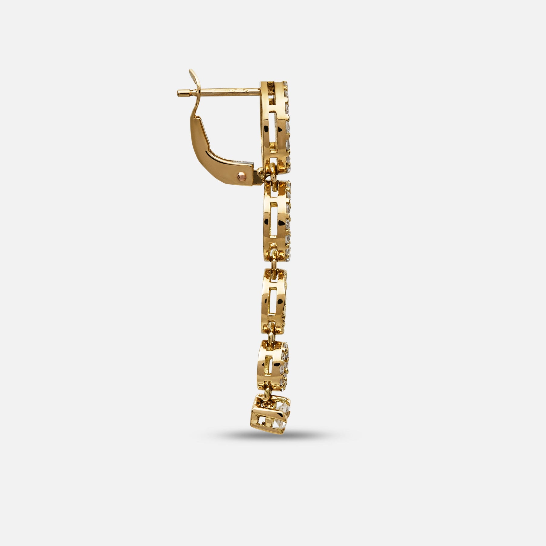 Frammenti Cascade Earrings in side view