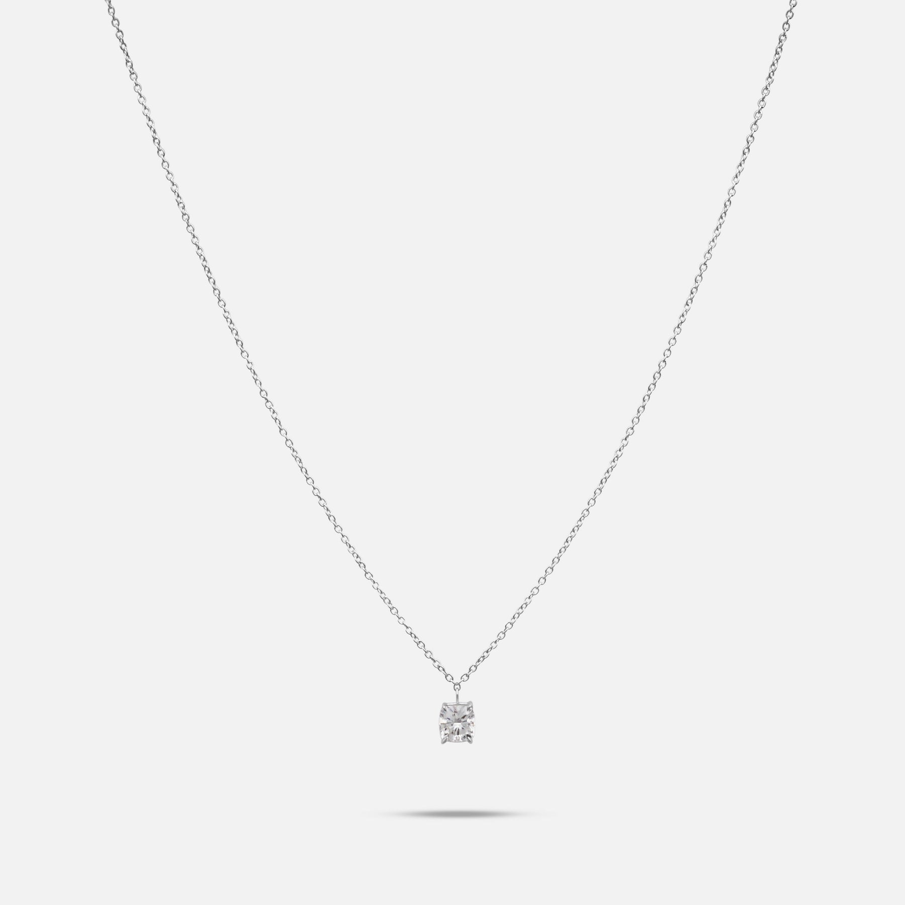 Eclipse Celeste Pendant in platinum with 1.00ct White lab grown diamond