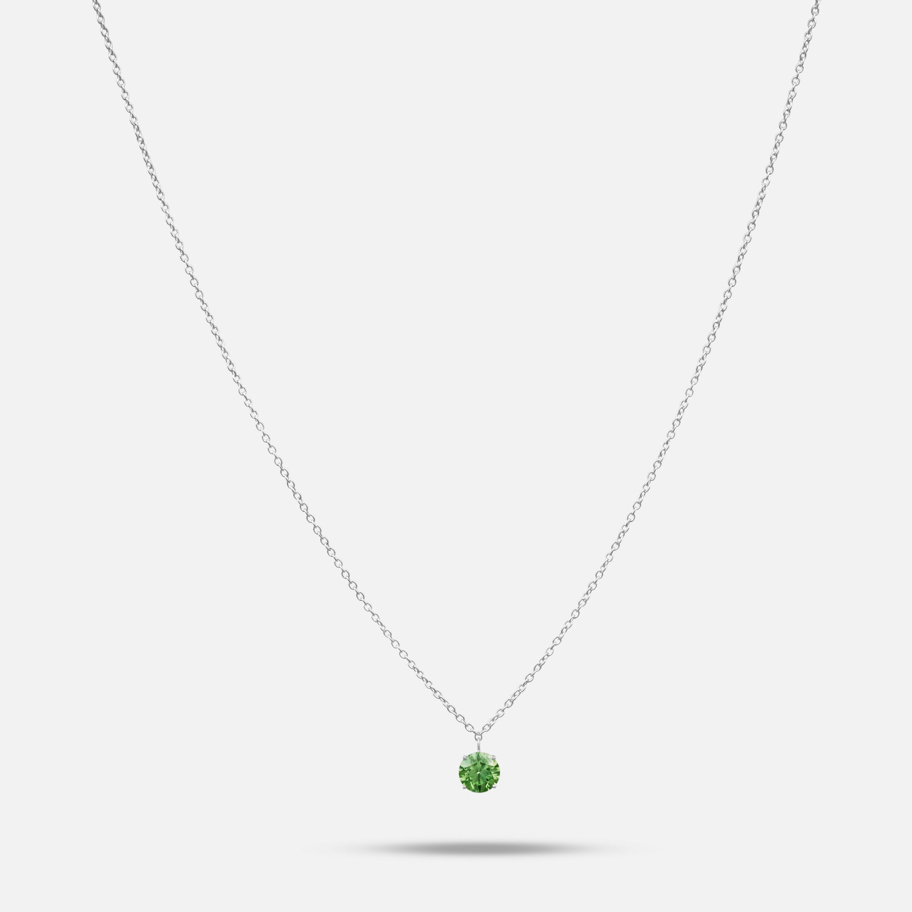 Eclipse Luna Pendant in green diamond