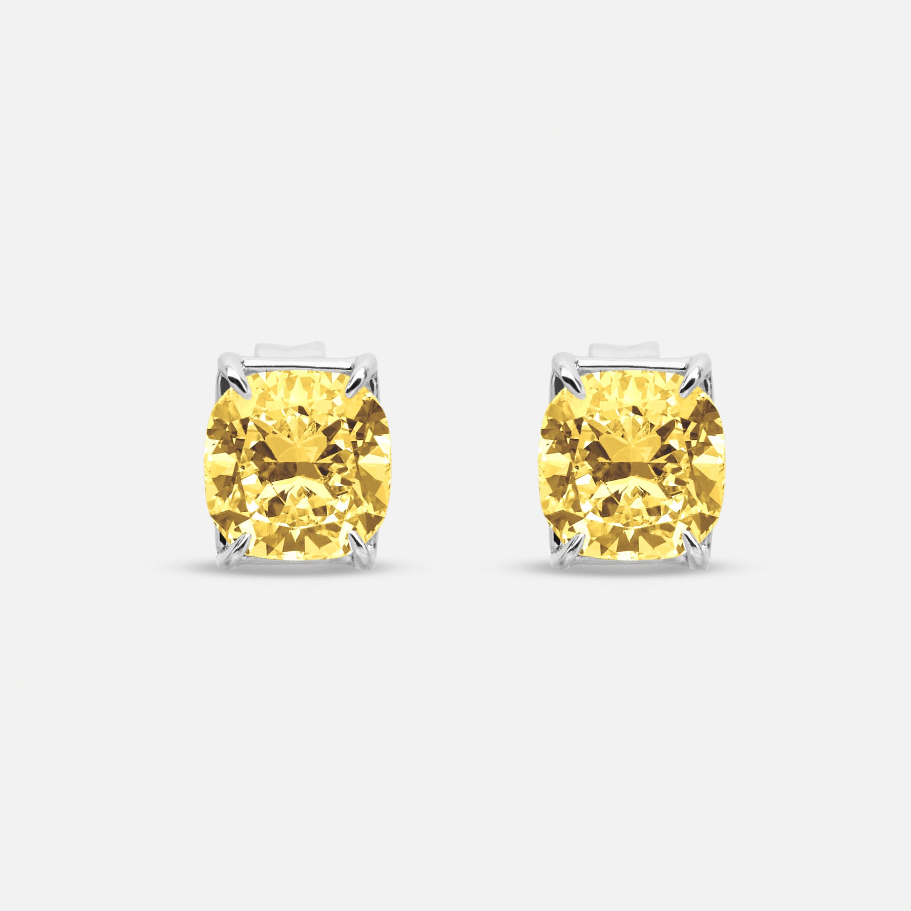 Eclipse Celeste Earrings in yellow diamond
