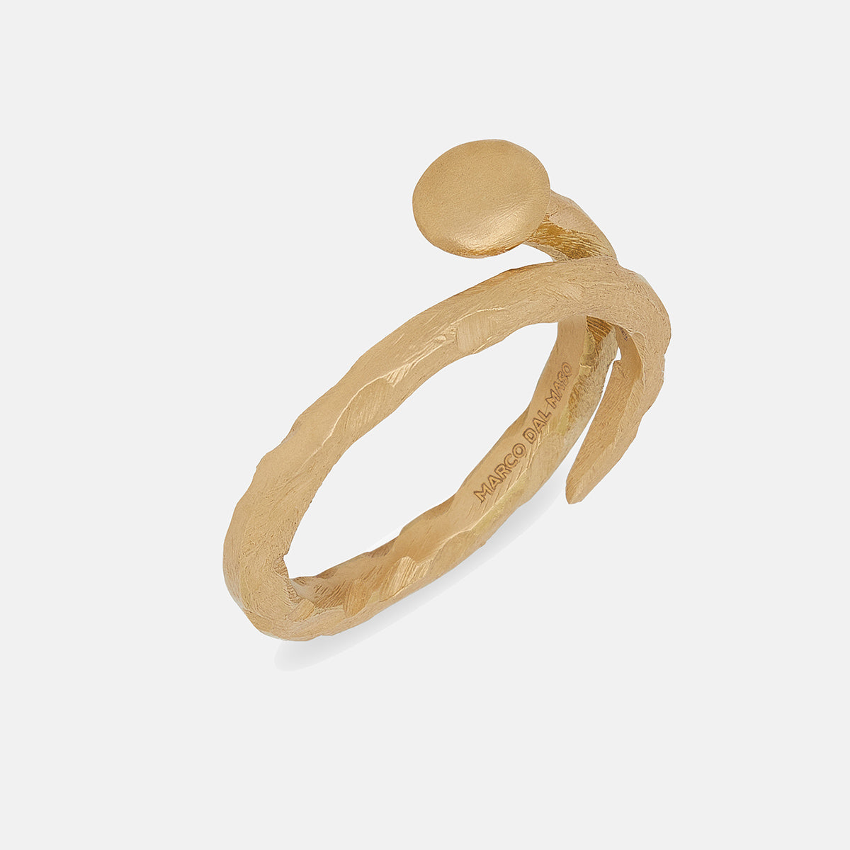 FORGED TRANSCENDENCE Gold Ring in 18K Yellow Gold
