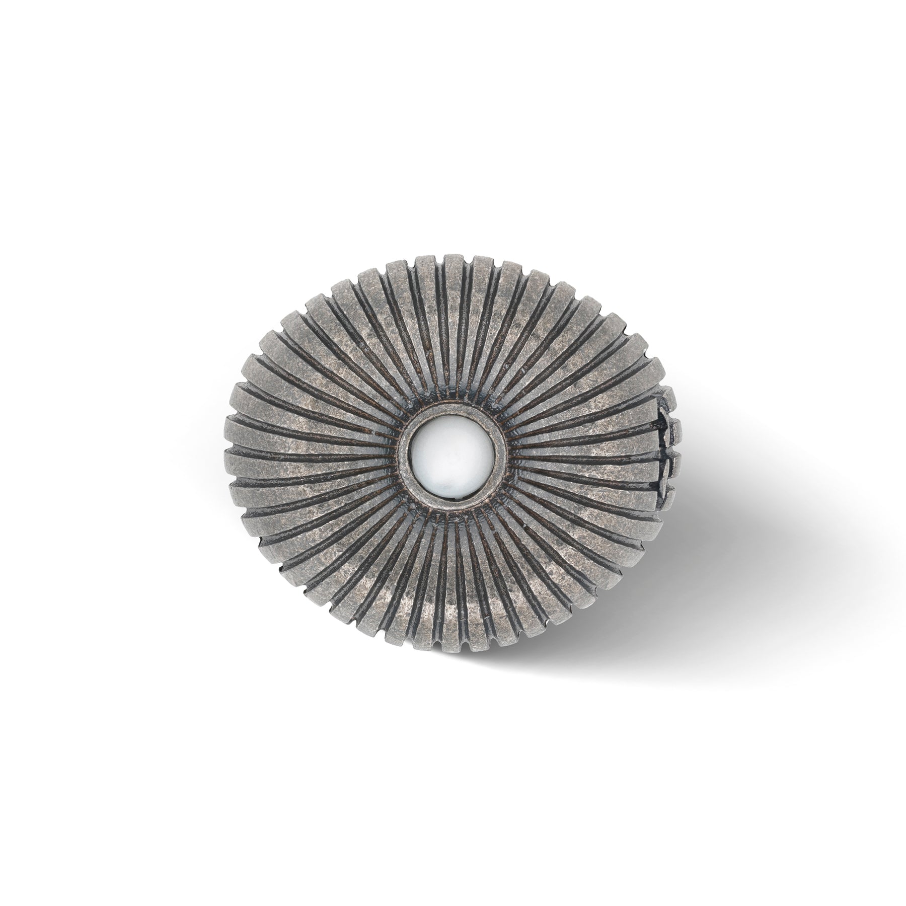 Calyx Radiant Ring with Mother of Pearl Gemstone