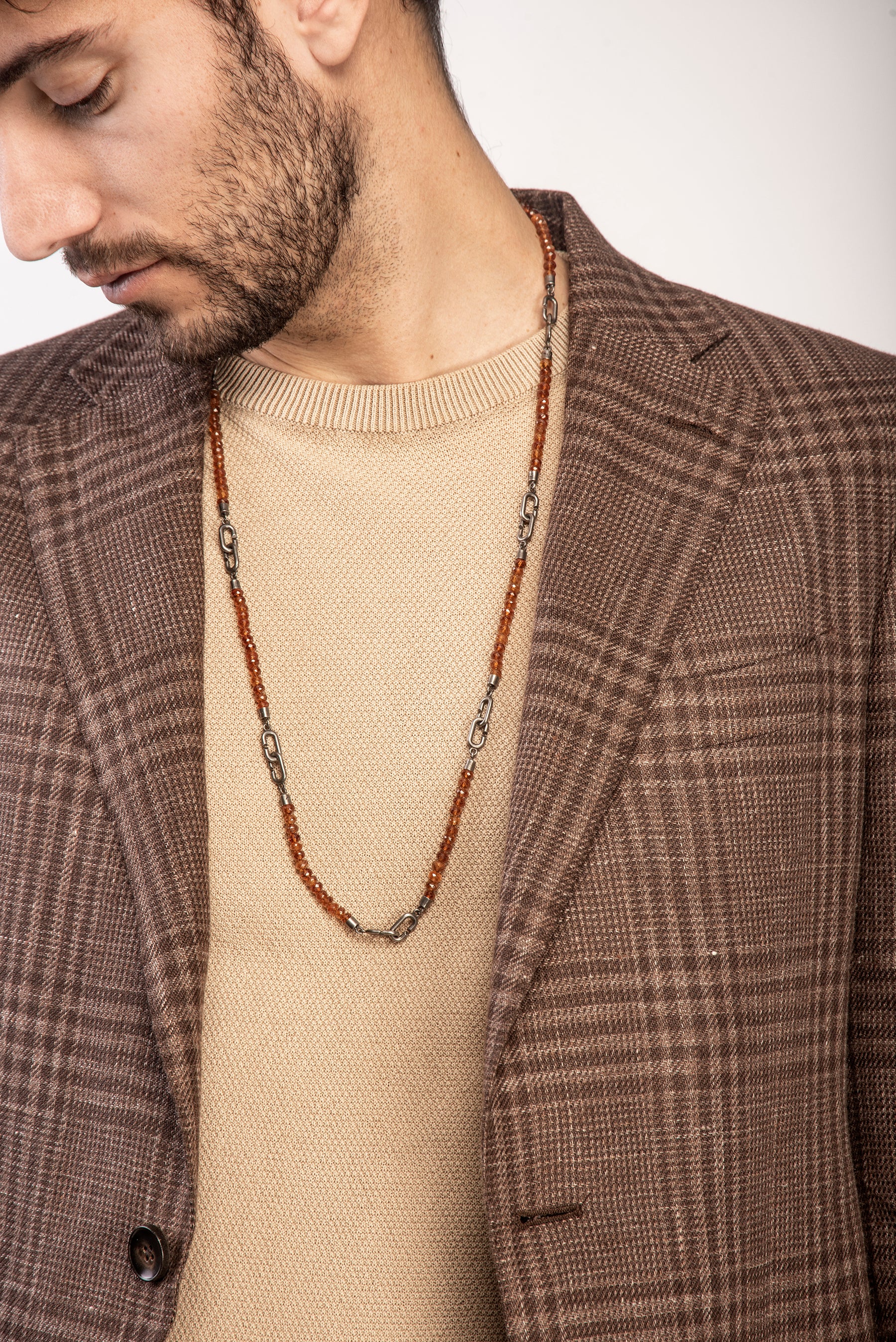 THE LINK Beaded Citrine Chain