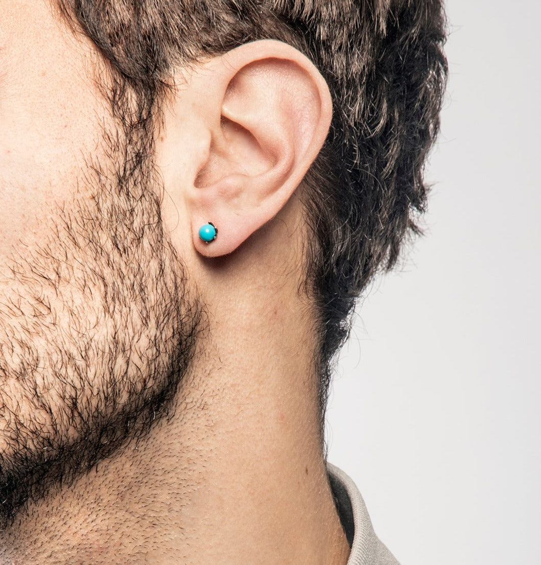 Calyx Mono Mini Turquoise Earring
