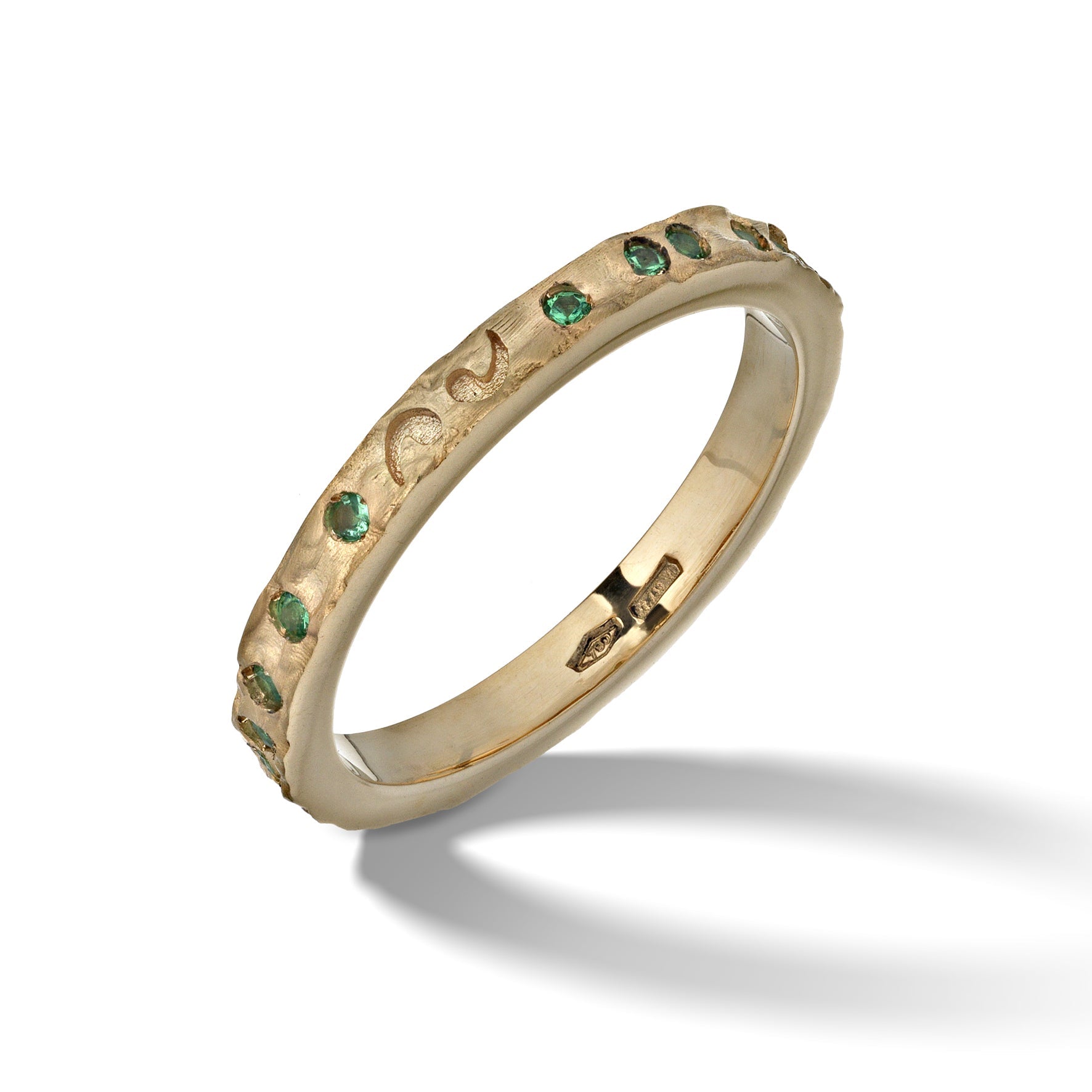 Orion Yellow Gold Ring with Tsavorite