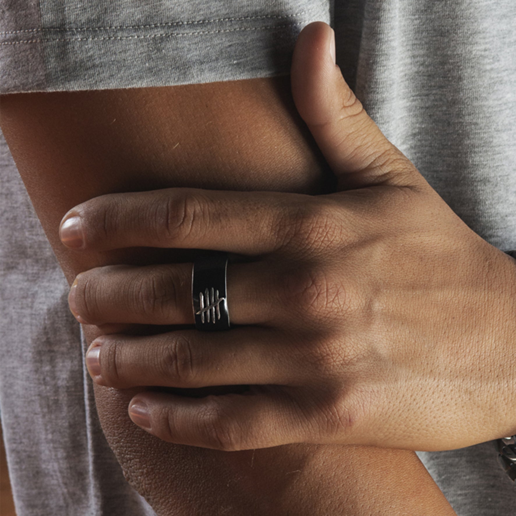 TRIUMPH  18K Yellow Gold Polished Vermeil Ring