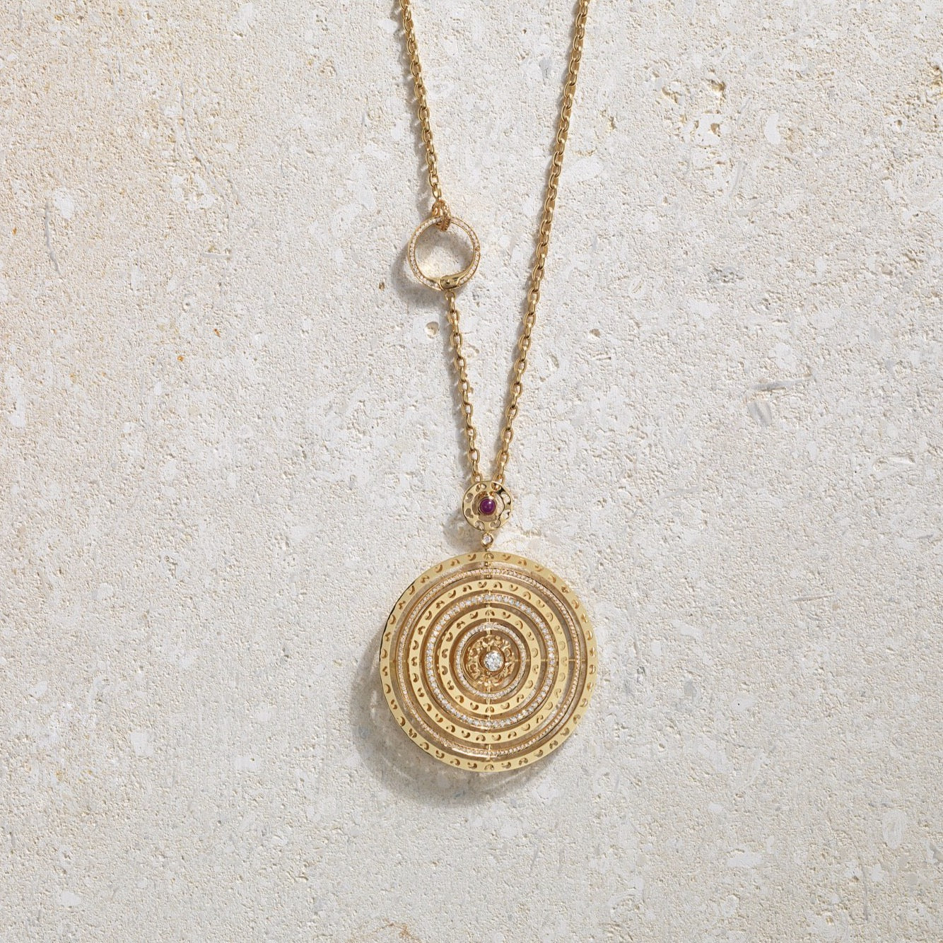 Amaia Twilight Pendant with White Diamonds