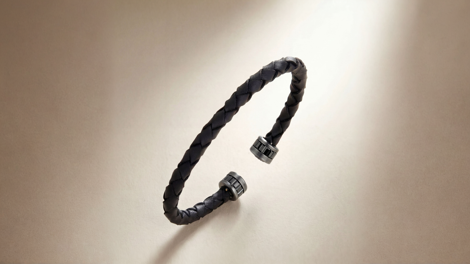 18KT gold mens pendnat with single black diamond by jewelry designer MARCO DAL MASO