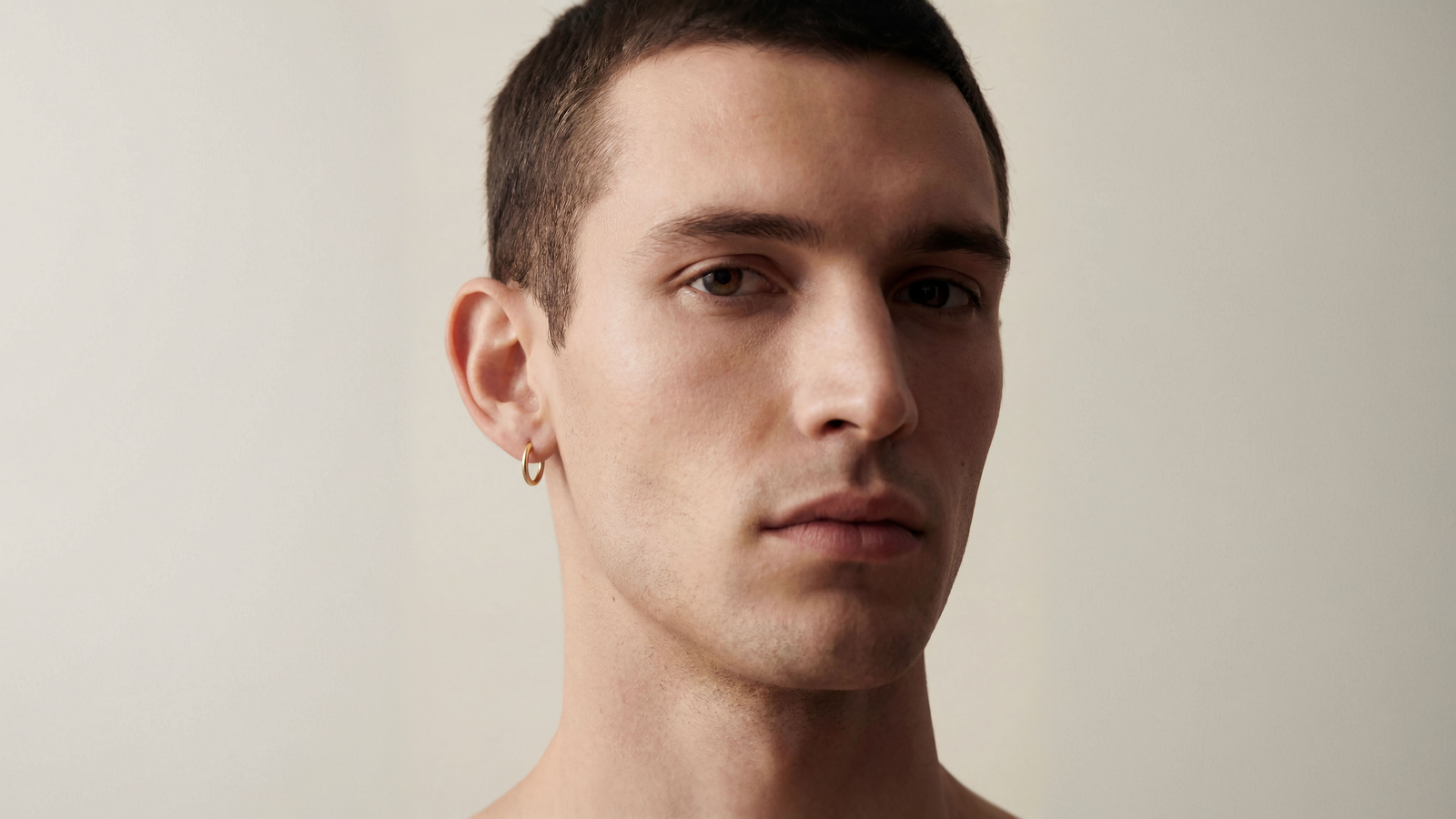 Mens Silver Earrings