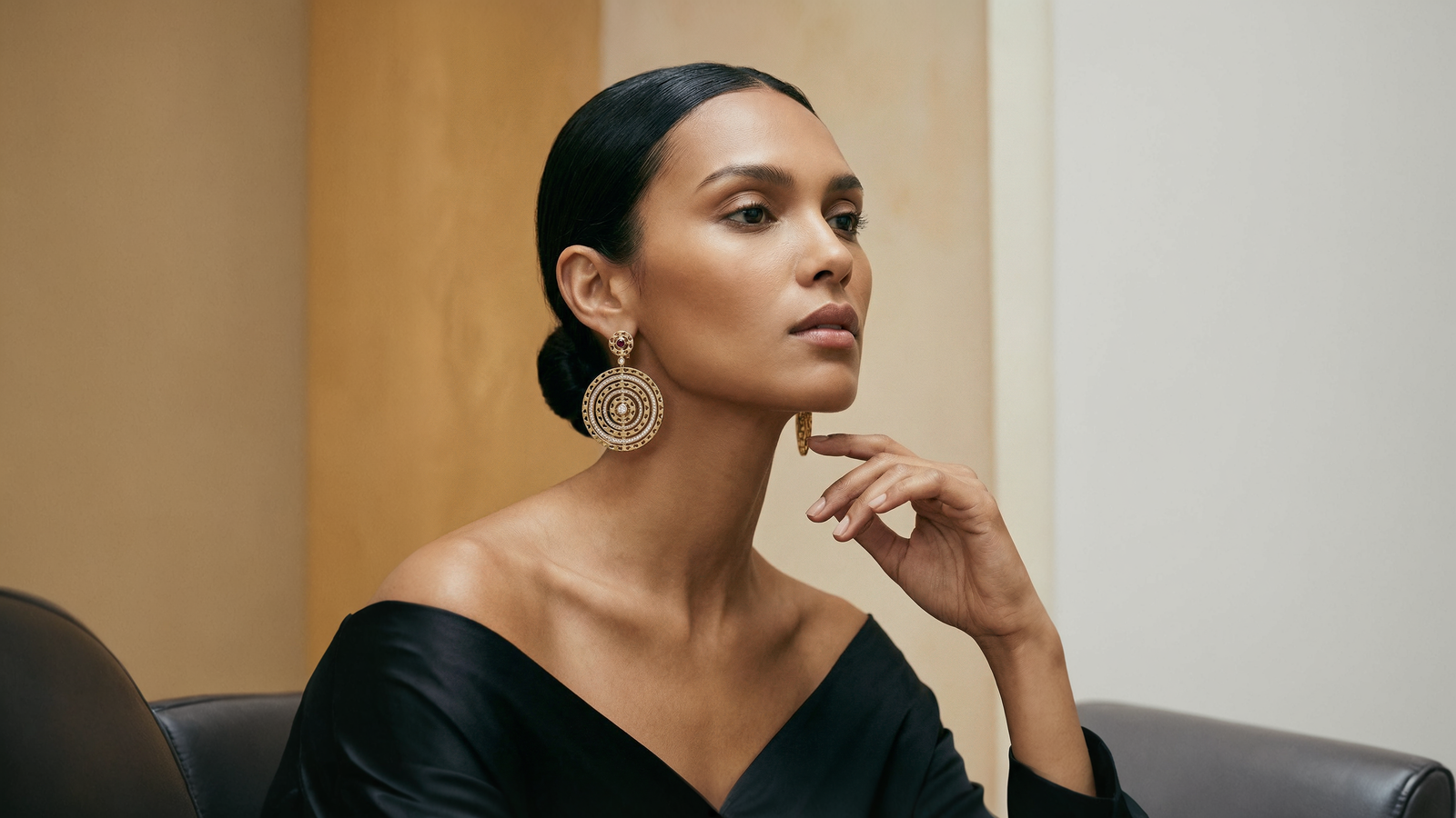 Womens 18kt Gold Earrings