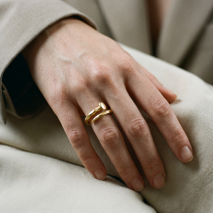 FORGED TRANSCENDENCE Gold Ring