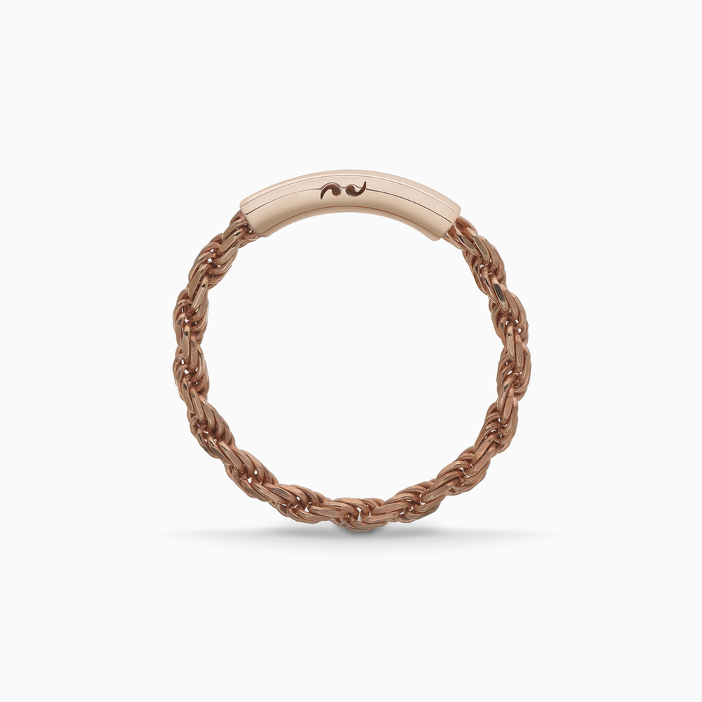 ULYSSES Cord 18K Rose Gold Vermeil Ring