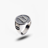 MONETA Silver Initial D Ring
